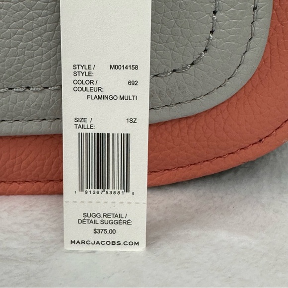 NWT Marc Jacobs Messenger Bag in Flamingo - Picture 11 of 13